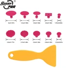 Супер PDR инструменты 2 шт Роза вмятин клей вкладки + резиновая Лопата безболезненный вмятин Ремонт набор инструментов для удаления вмятин град набор вмятин присоски