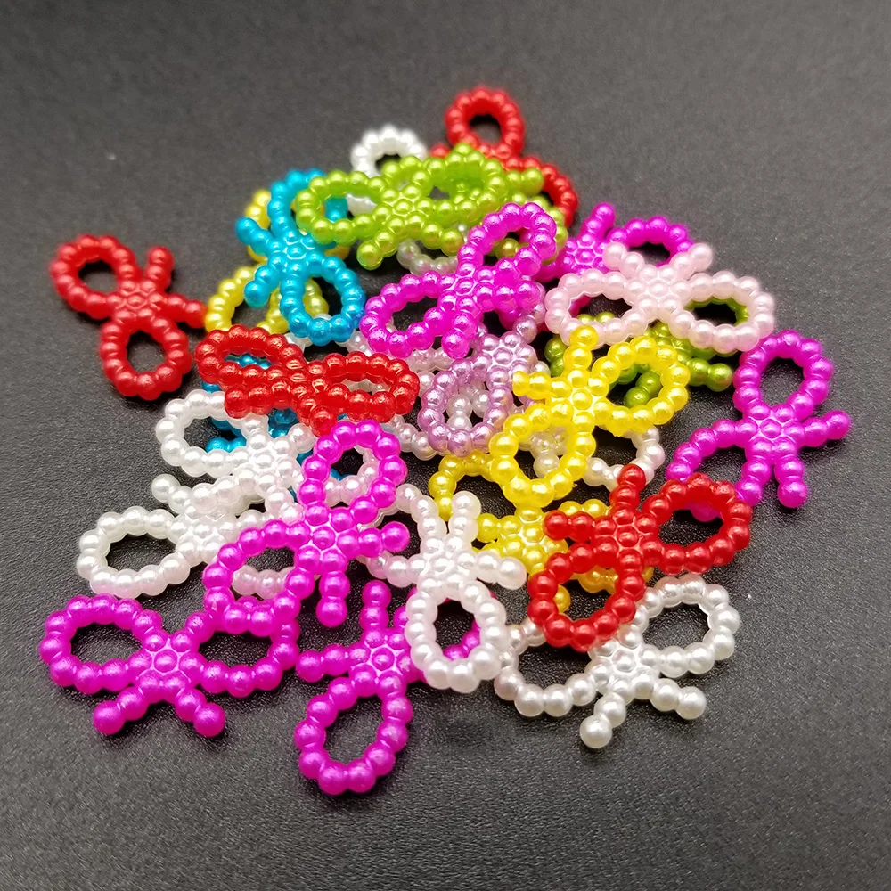 Разноцветные имитация жемчуга бисер для рукоделия украшения скрапбукинга банта