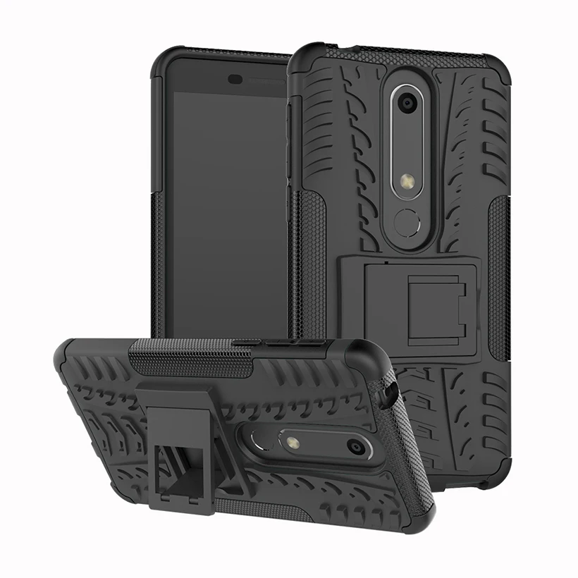 Чехол для Nokia X5 X6 чехол PC TPU 2 в одном Гибридный 6 2018 8 5 3 1 Plus защитный корпус |