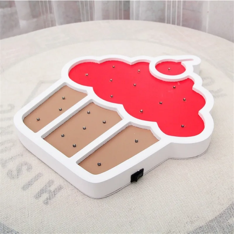 Фото INS Nordic Cartoon Night Lamp Cake Model Table Originality Room Wall Decoration For Party Wedding New Year Gift Dropship Лампы и INS Nordic Cartoon Night Lamp Cake Model Table Originality Room Wall Decoration For Party Wedding New Year Gift Dropship Лампы и