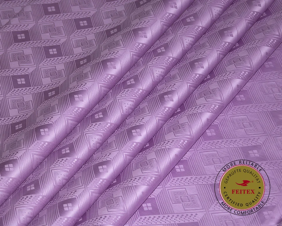 New Color Violet African Bazin Riche Cotton Fabric Guinea Brocade Damask For Wedding Party Dresses | Тематическая одежда и