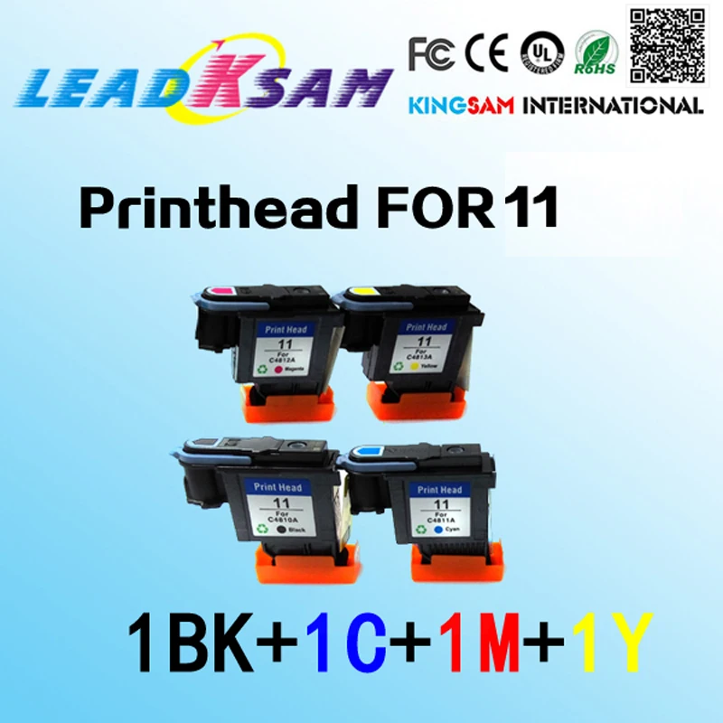 Печатающая головка 4x совместима с принтером hp11 C4810A C4811A C4812A C4813 дизайнерские