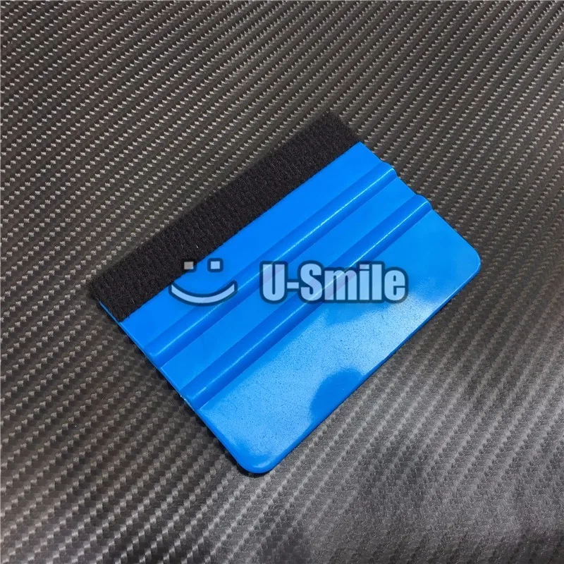 100pcs/Lot Soft Flexible Vinyl Application Tools Felt Squeegee Scraper Car Wrap For Vehicle Wrapping &amp Sign |
