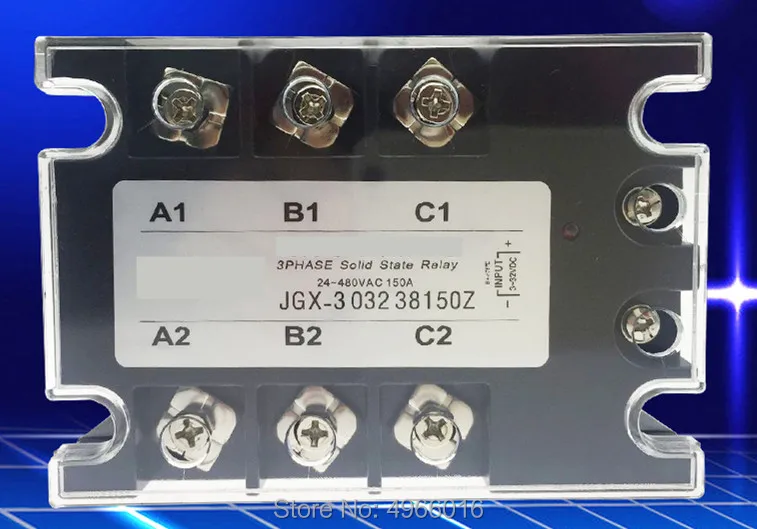 Оригинальный трехфазное полупроводниковое реле JGX 3 150A DC Управление AC SSR 150DA MGR DJ