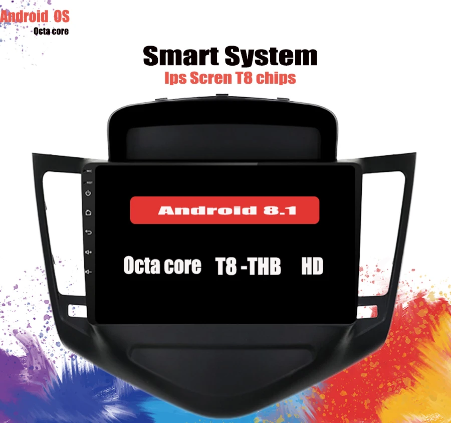 Автомагнитола с DVD плеером Android 10 0 GPS навигация мультимедиа для Chevrolet Cruze 2009