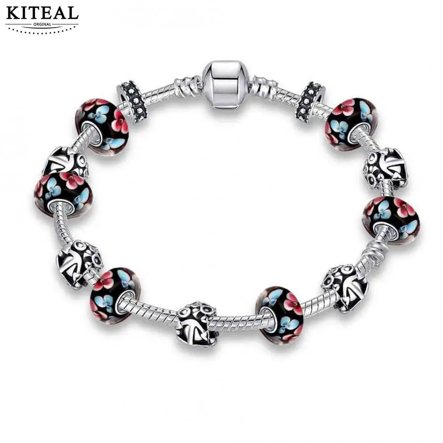 KITEAL 925 новые красивые модные серебряные женские ожерелья и кулоны звездные точки