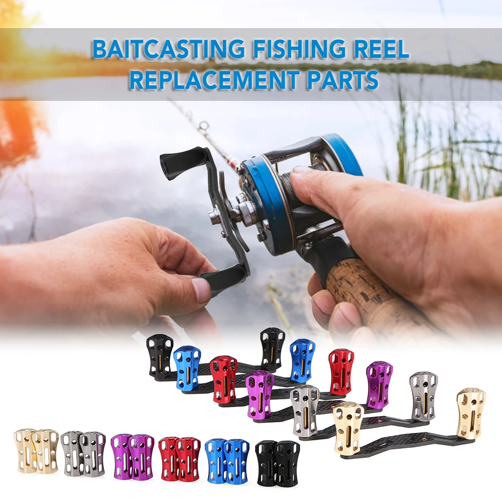 Lixada углеродная катушка для baitcasing ручка качалка ручки из алюминиевого сплава