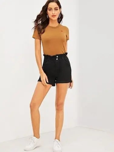 2019 Womens Tide Short Jeans For Women Wrap Hip Fashion Sexy Women's Loose High Waist Shorts Hot | Женская одежда