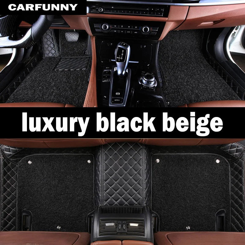 

Special 100% fit car floor mats for Peugeot 206 207 2008 301 308sw 3008 408 4008 Waterproof Anti-slip carpet liners