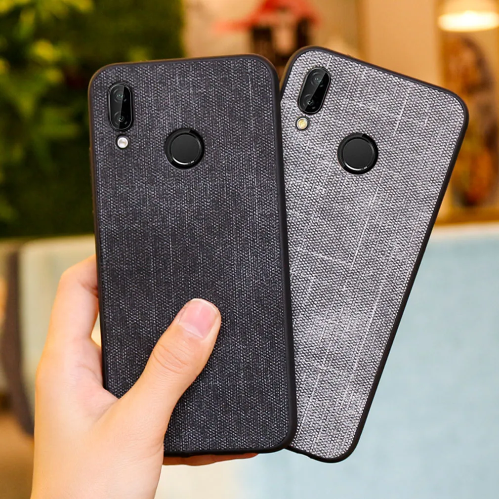 Силиконовый чехол для huawei P20 Lite Honor 9 8X mate 20 10 черный классический бренд задняя