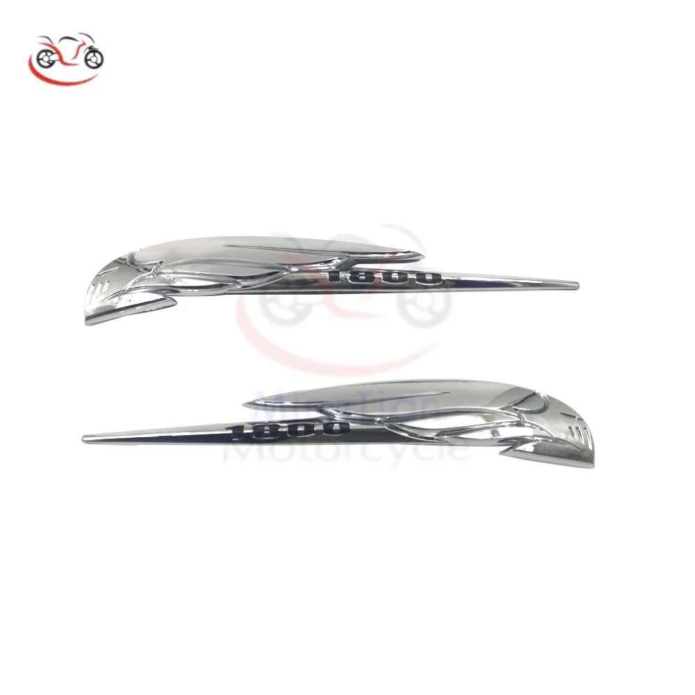 Мотоцикл 3D эмблема значок наклейки для топливного бака VTX1800 1800C 1800R 1800S GL1800 Хром ABS