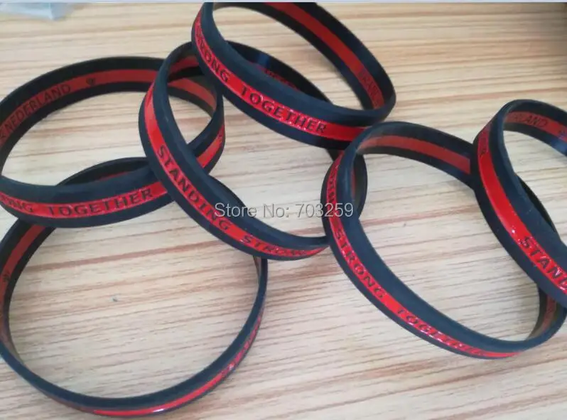 Резные силиконовые ленты 100 шт.|silicone wristband|breast cancer awarenesscancer awareness |