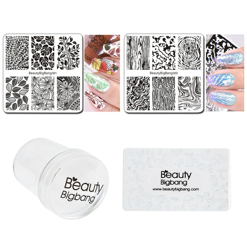 BeautyBigBang 12 шт./компл. пластины для стемпинга ногтей с рисунком пластина прозрачным