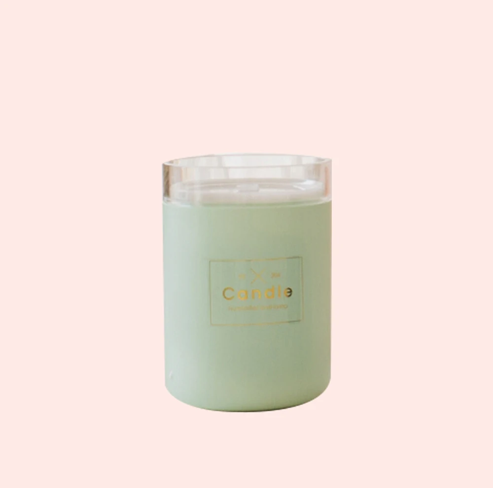 35ML/H 280ml Ultrasonic Air Humidifier Candle Romantic Soft Light USB Essential Oil Diffuser Car Purifier Aroma Anion Mist Maker | Бытовая