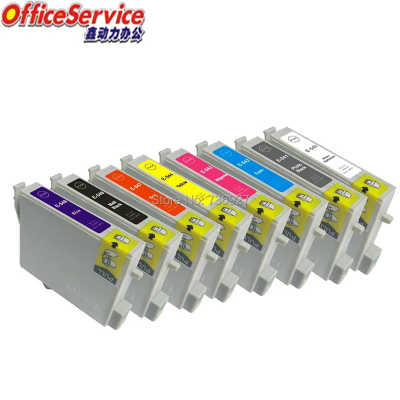 

Compatible Ink Cartridge T0540 T0541 T0542 T0543 T0544 T0547 T0548 T0549 For Stylus Photo R800 R1800 inkjet printer