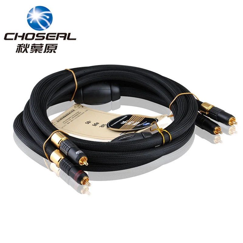 Choseal AA5401 супер AV кабель 2RCA к Hi Fi стерео для усилителя домашнего кинотеатра 1 5 м