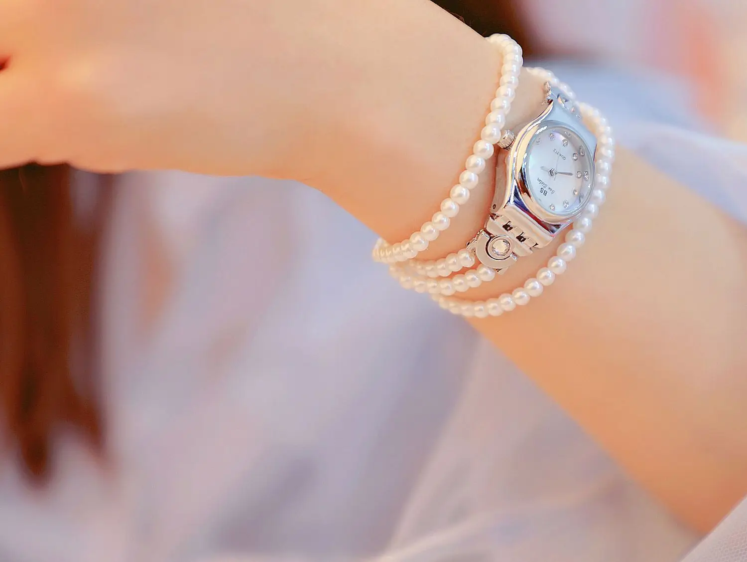 BS pearl серия Новые горячие продажи часы завод прямой внешней торговли высокого