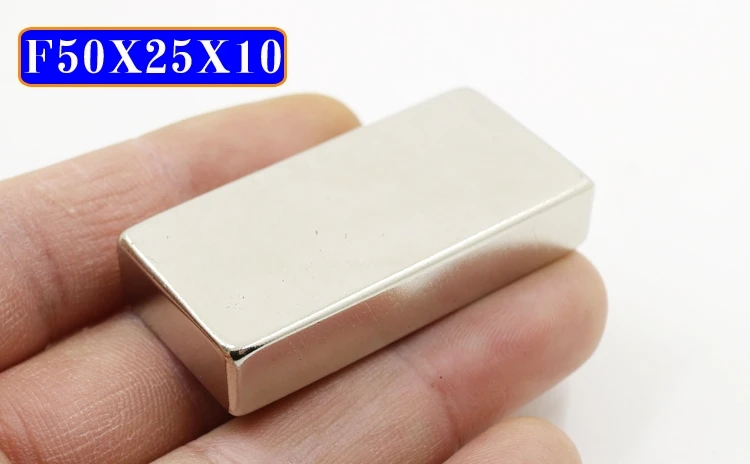 16 шт./лот 50*25*10 неодимовые магниты редкоземельные 50x25x10 очень мощные блочные 50 мм x