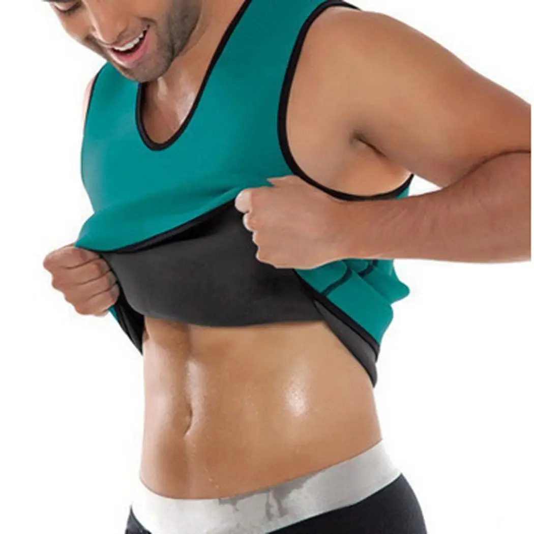 Для мужчин для похудения сундук Body Shaper Спорт Фитнес тонкий нет все сезоны жилет