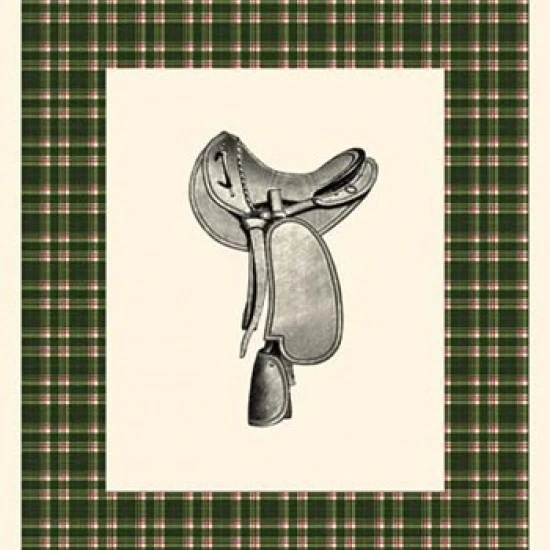 Печать плаката Saddle and Plaid I от Vision studio (13x19)|Таблички и знаки| |