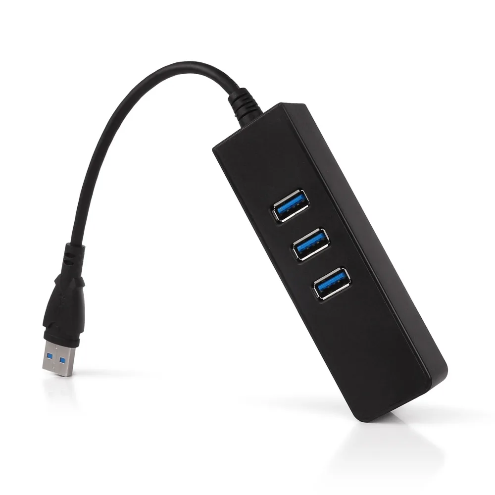Концентратор с 3 портами USB 0 Gigabit Ethernet RJ45 адаптер концентратор проводная сетевая