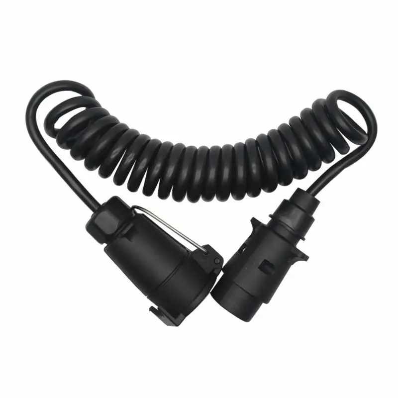 Электрический удлинитель для прицепа 2 5 м вилка-вилка 7-7 контактов подходит