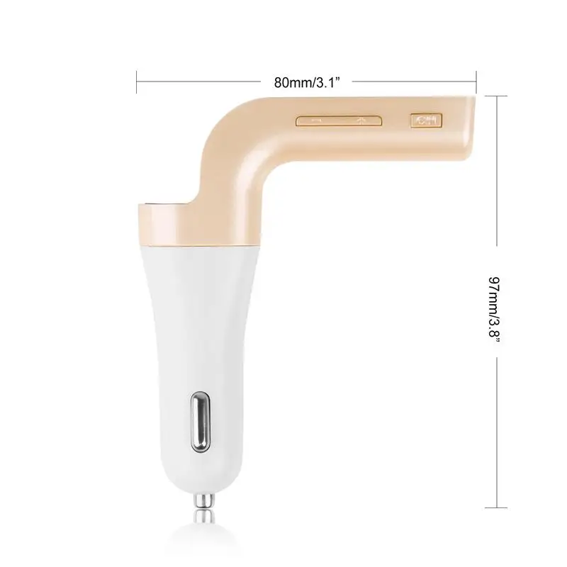 4 в 1 Handfree беспроводной Bluetooth FM передатчик G7 + AUX модулятор Автомобильный комплект