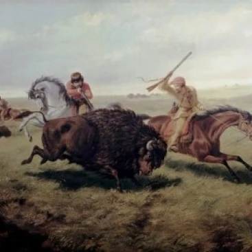 Жизнь охотника Артура фитцвильяма тайта (1819-1905/Американский) плакат печать (18x24) |