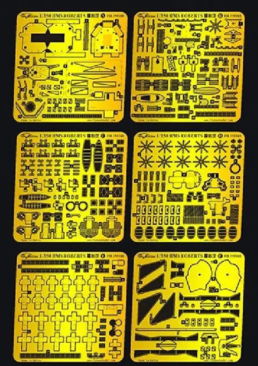 Flyhawk 350168 1/350 HMS монитор Робертса для Trumpeter высокое качество|Наборы сборки моделей| |