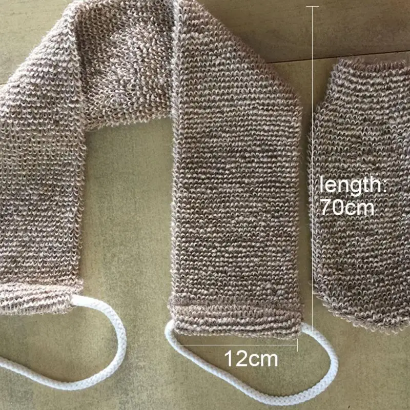 Многоразовый очиститель скруббера гигиенический прочный уход за телом сизаль