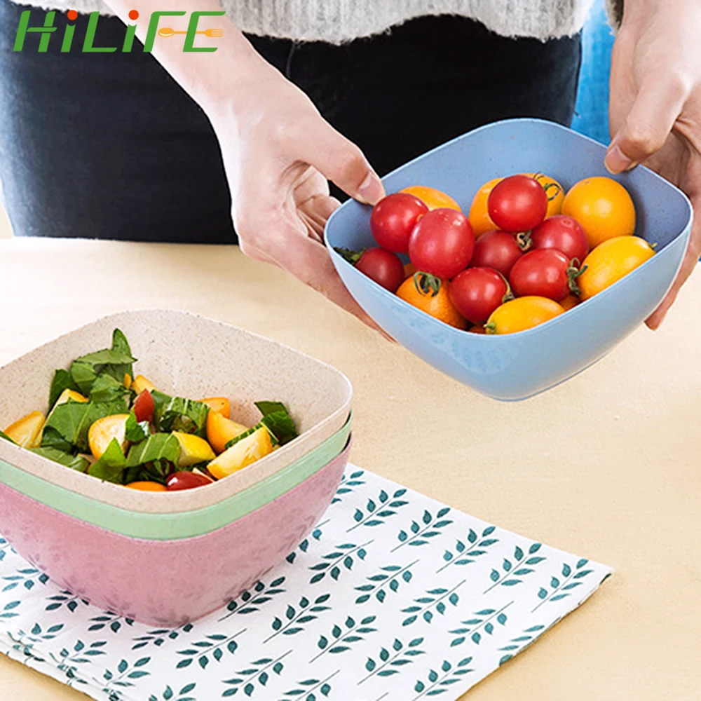 HILIFE Пшеничная солома гостиная конфеты тарелки для закусок Фруктовая тарелка