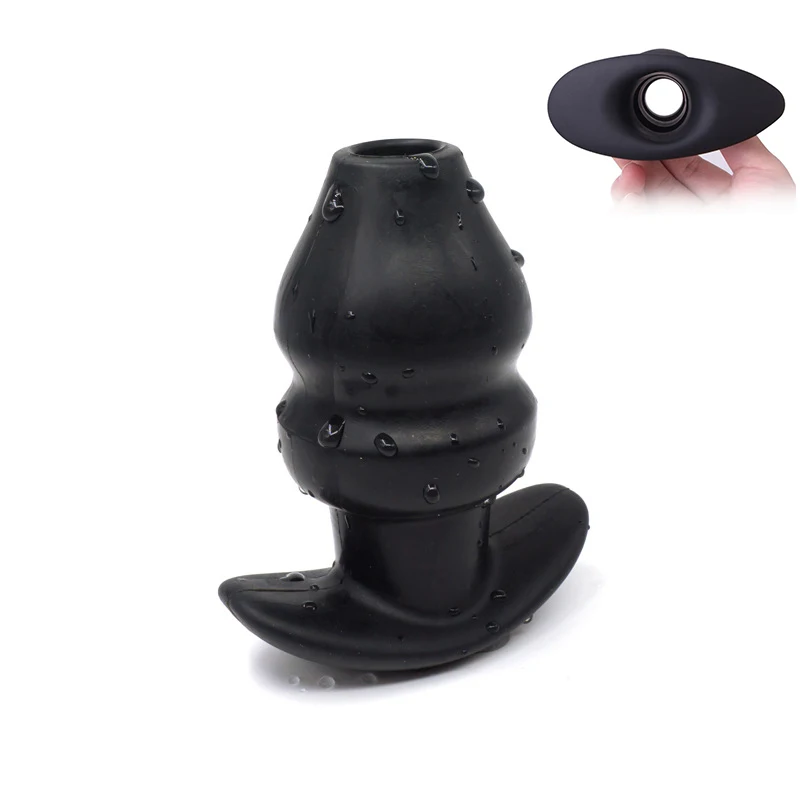 Мужские и женские силиконовые полые клизмы Анальная пробка анус влагалище