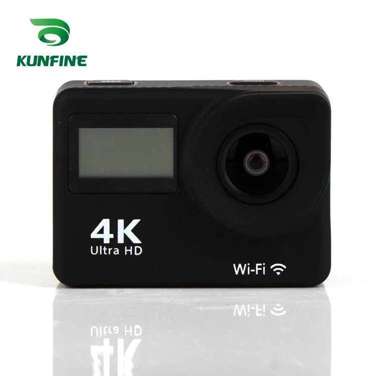 KUNFINE со сверхвысоким разрешением Ultra HD 4K Спортивная видеокамера DV Action с пультом