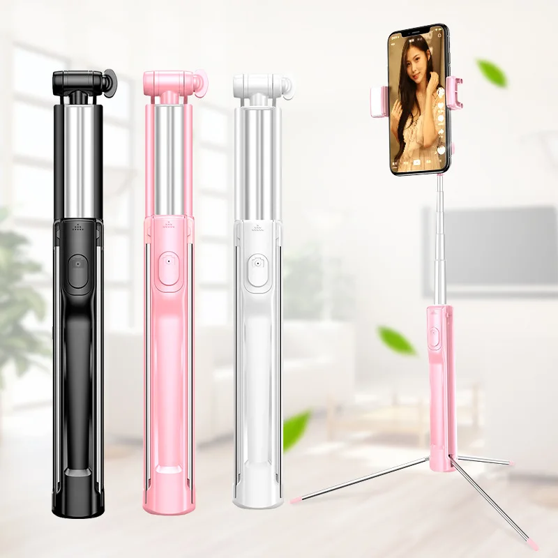 Portable Stretchable Mobile Phone Selfie Stick Holder Tripod Camera With A Wireless Bluetooth Remote Self-Timer | Электроника
