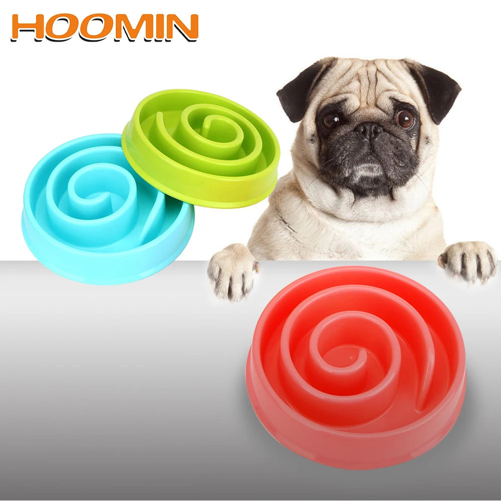 HOOMIN питатель блюдо аксессуары для собак Щенок медленное поедание собаки