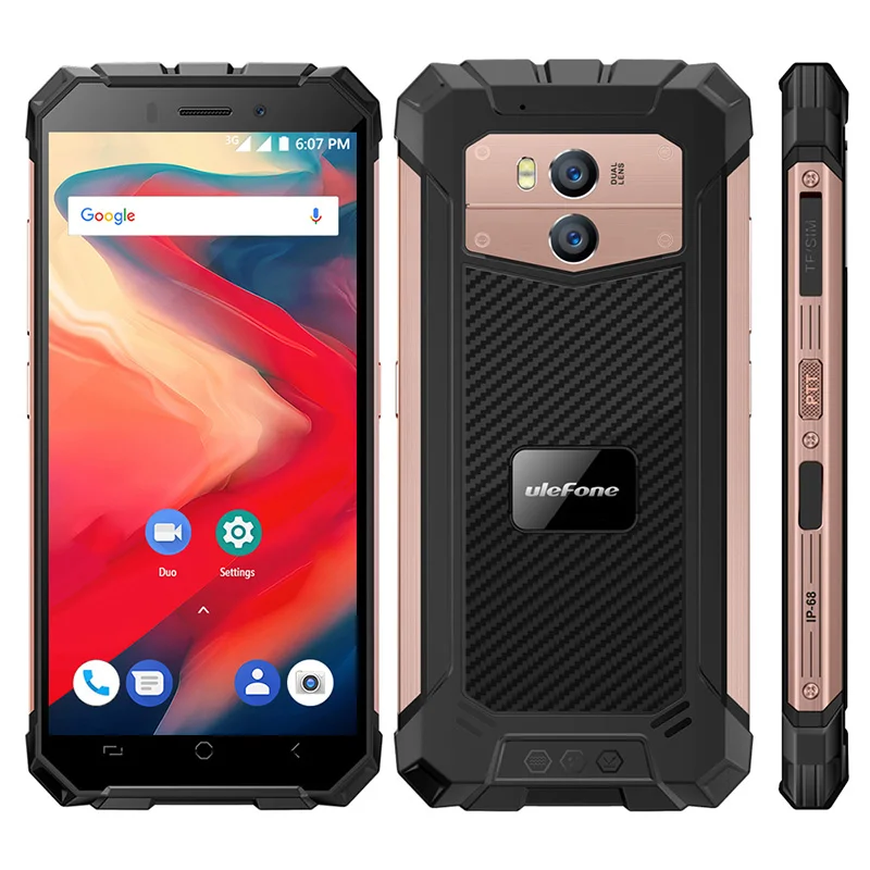 Ulefone Armor X2 3g смартфон 5 ''Android 8 1 MT6580 четырехъядерный 2 ГБ + 16 Гб 13 0 МП отпечаток