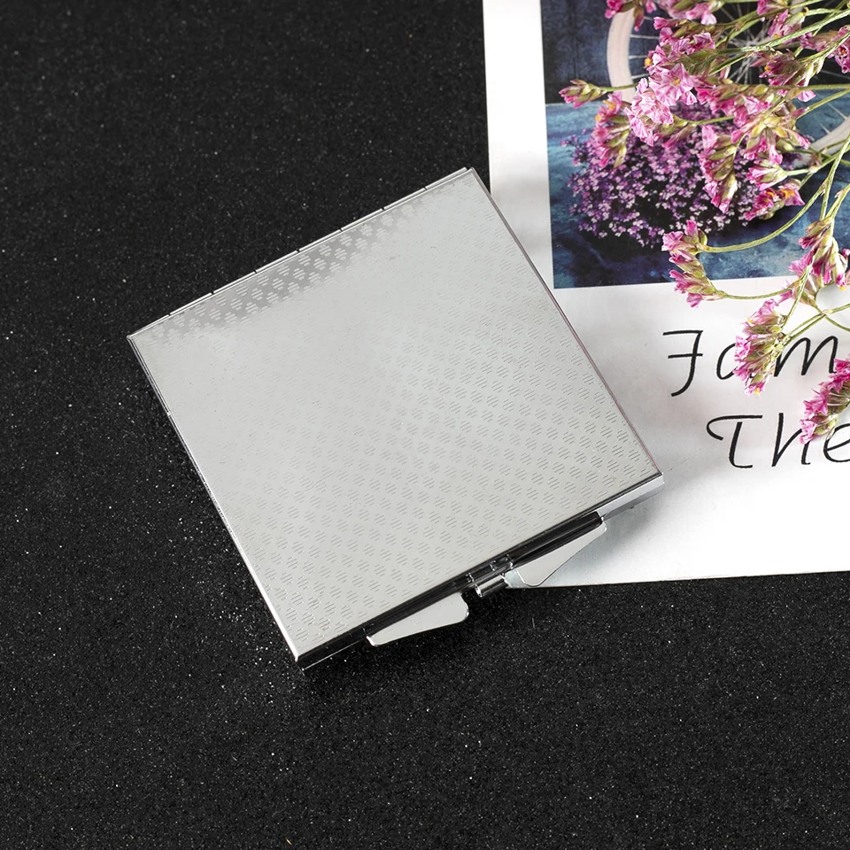 Мини карманный косметическое зеркало для макияжа 2 стороны складное небольшое