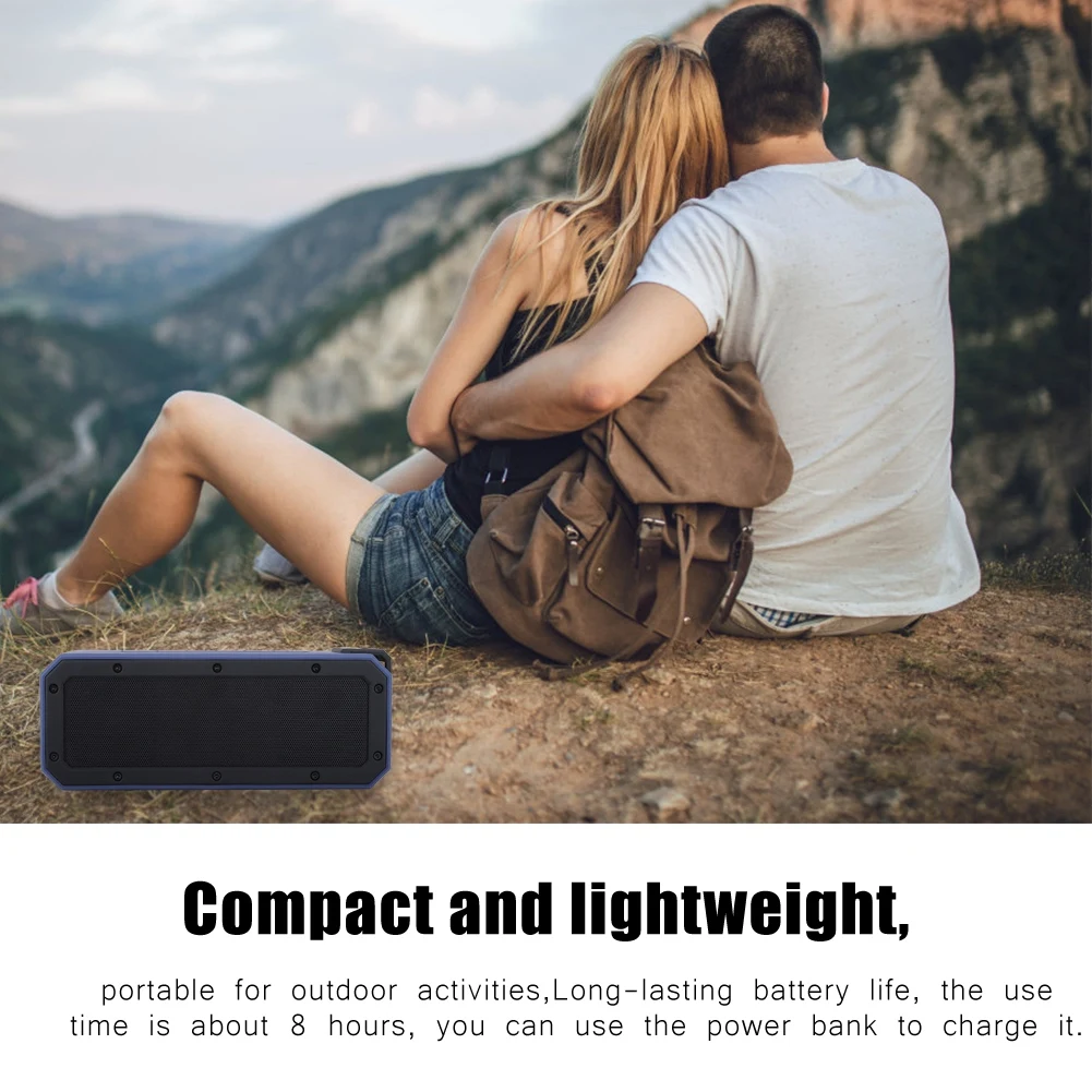 Портативный Водонепроницаемый Bluetooth V4.2 беспроводная аккумуляторная Колонка