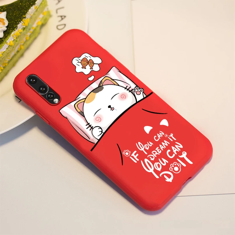 Силиконовый чехол с рисунком для Huawei Y9 2019 Модный девочек Bcak Y6 противоударный