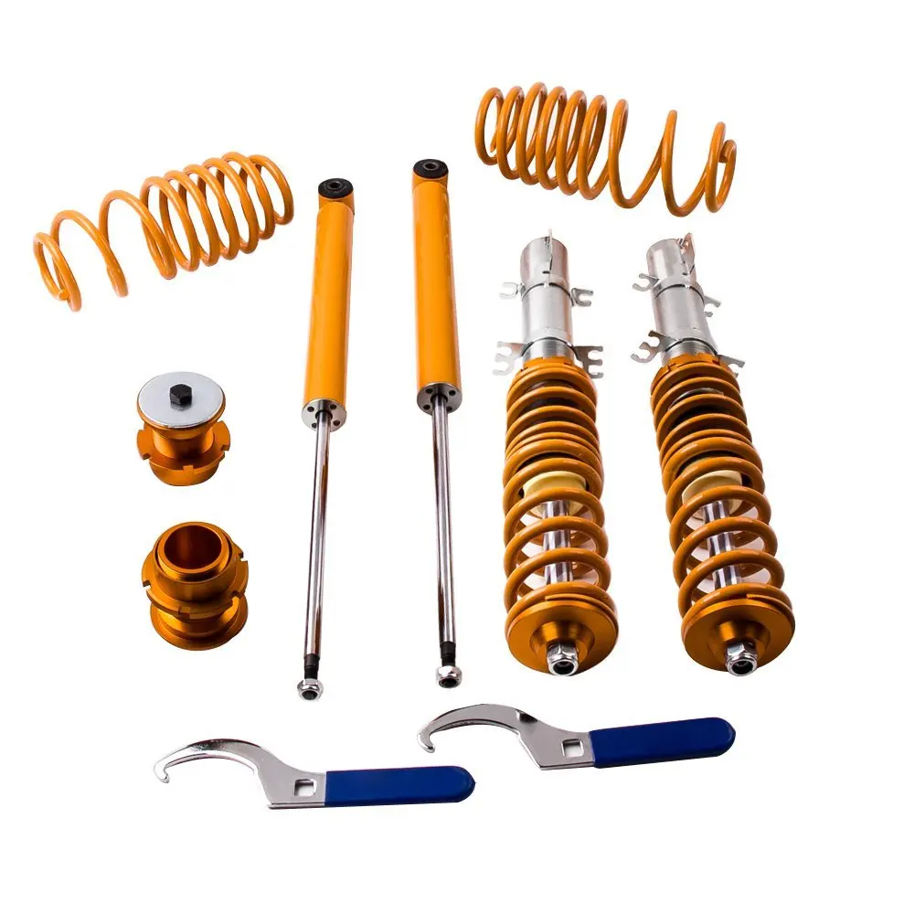 Полный комплект подвески Coilover стойки для VW GOLF MK4 амортизатор Распорки снижение