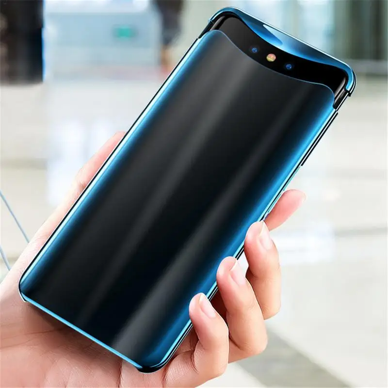 Новый чехол для OPPO Find X мобильного телефона с прозрачным покрытием два в одном
