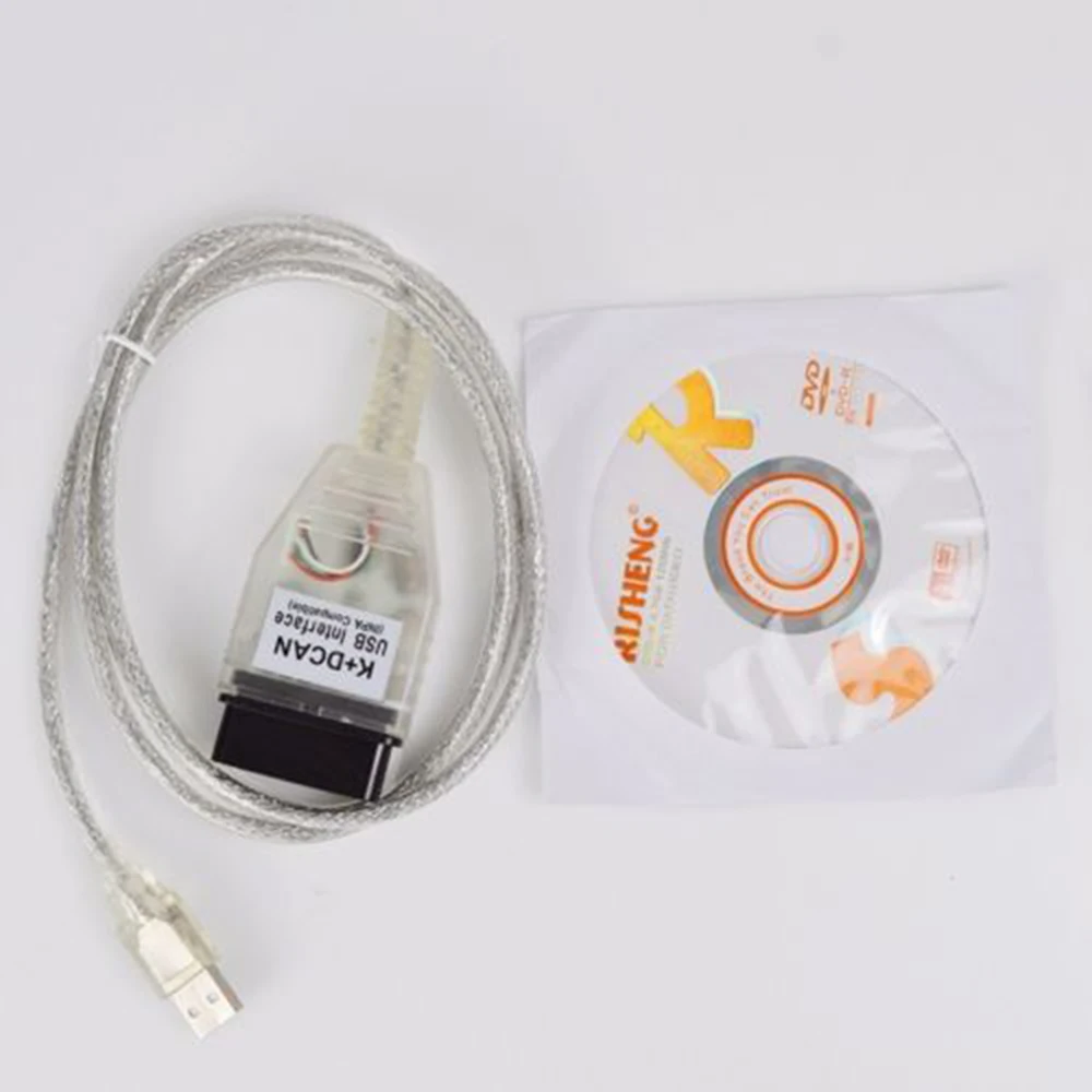 Автомобильный диагностический инструмент K + D CAN OBD2 USB интерфейсный кабель для INPA