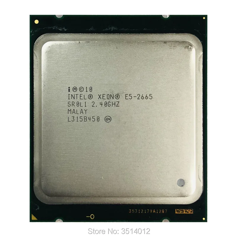 Восьмиядерный процессор Intel Xeon 2665 E5 2 4 ГГц 16 потоков 20 м 115 Вт LGA 2011 | Компьютеры и