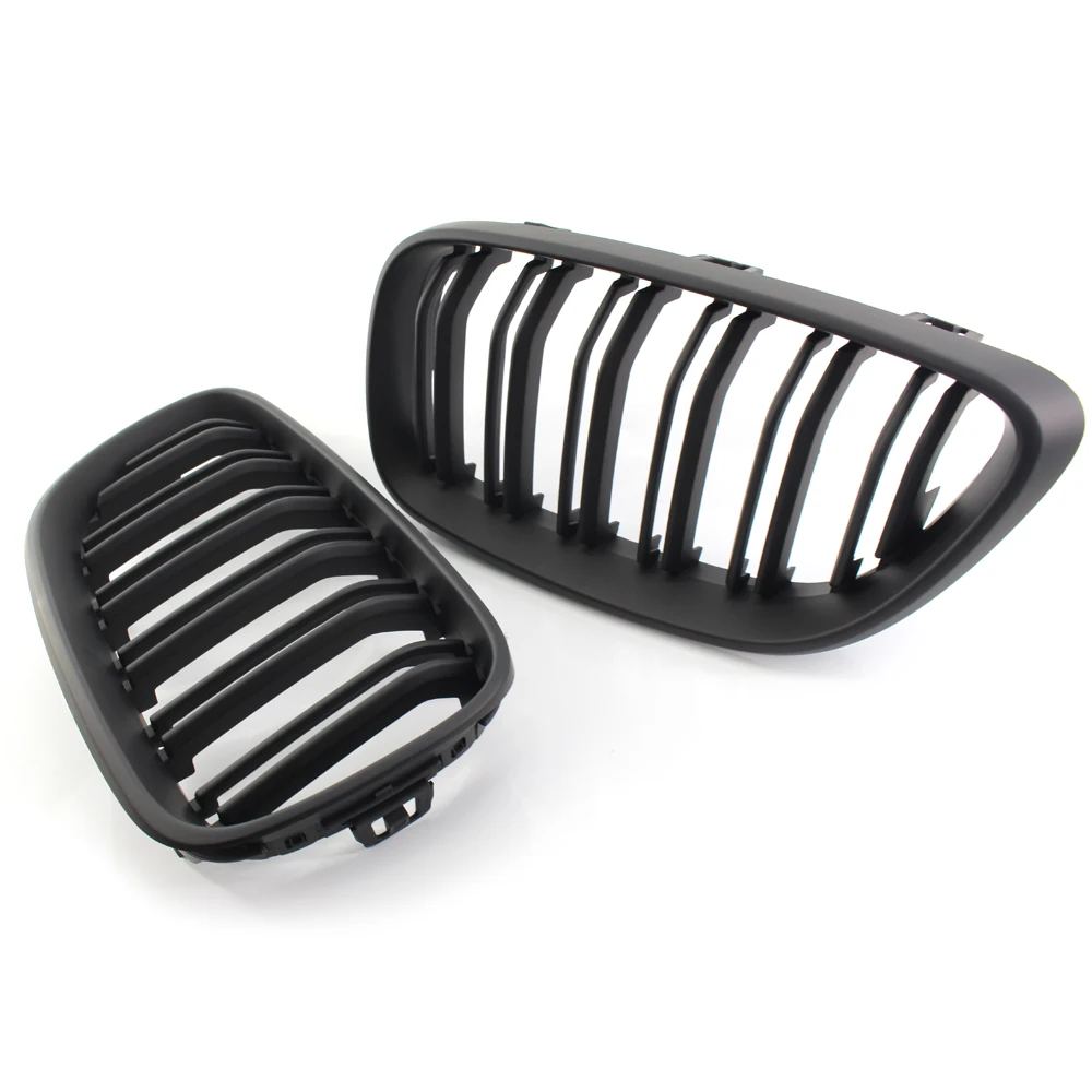 Ножная решетка матовая черная M2 Style Dual Slat для 2014-2018 BMW F22 F23 220i 228i 235i M235i | Автомобили