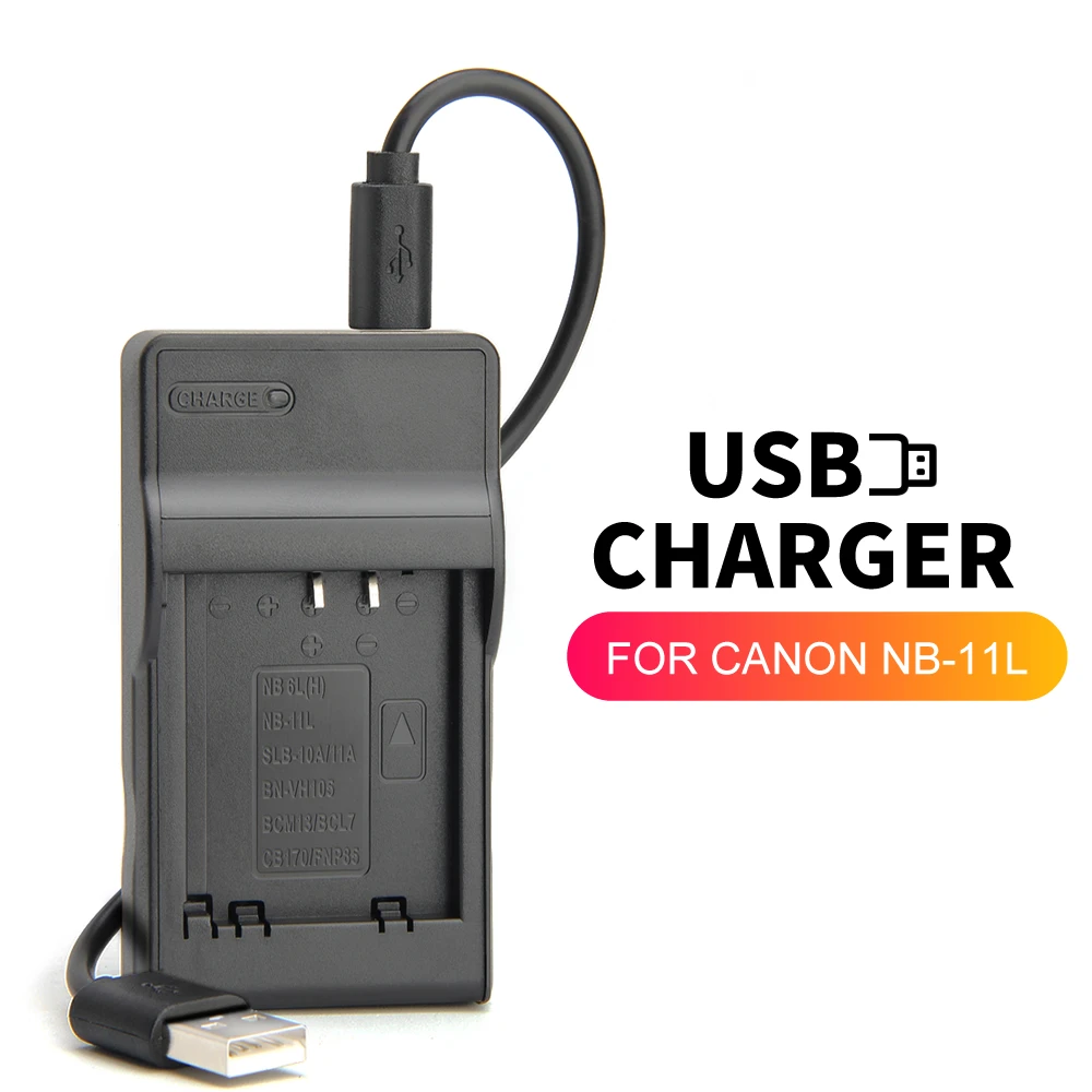 Зарядное устройство для аккумулятора zhenfa NB-11L NB-11LH USB для Canon PowerShot A2400 A3400 A4000 A4050 SX420 IS IXUS 190/185 SX430 IS