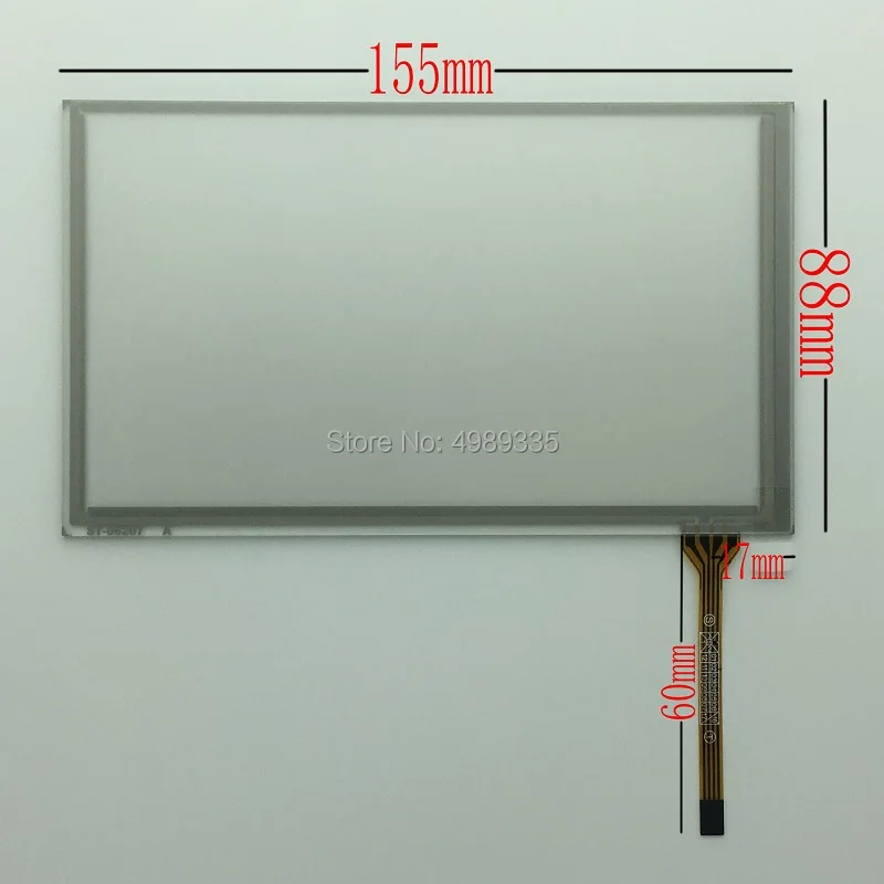 

6.2" resistance touch panel Right position cable ST06207 155mm*88mm