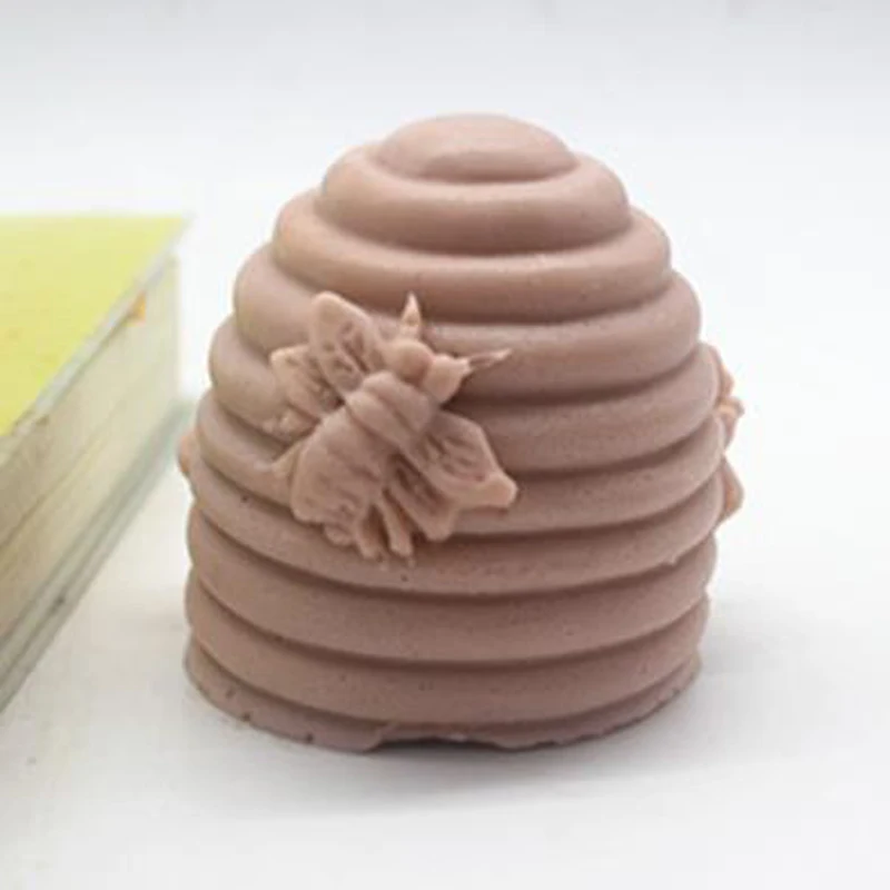 1 шт. Мультяшные силиконовые формы для улей свеча мыло 3D форма пчелы торта