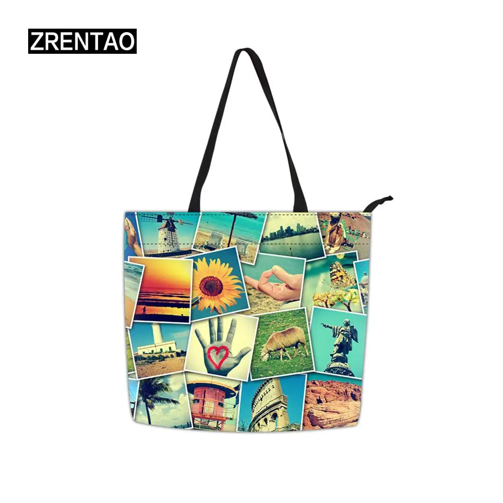 Новая женская пляжная сумка тканевая через плечо сумка-кошелек школьные сумки