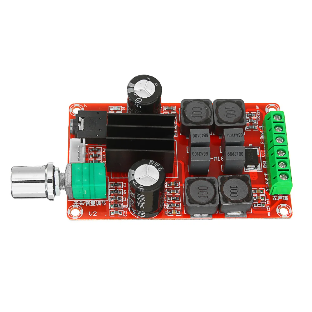Цифровой усилитель звука CLAITE HIFI 2 0 TPA3116D2 2x50 Вт двухканальный стереоусилитель