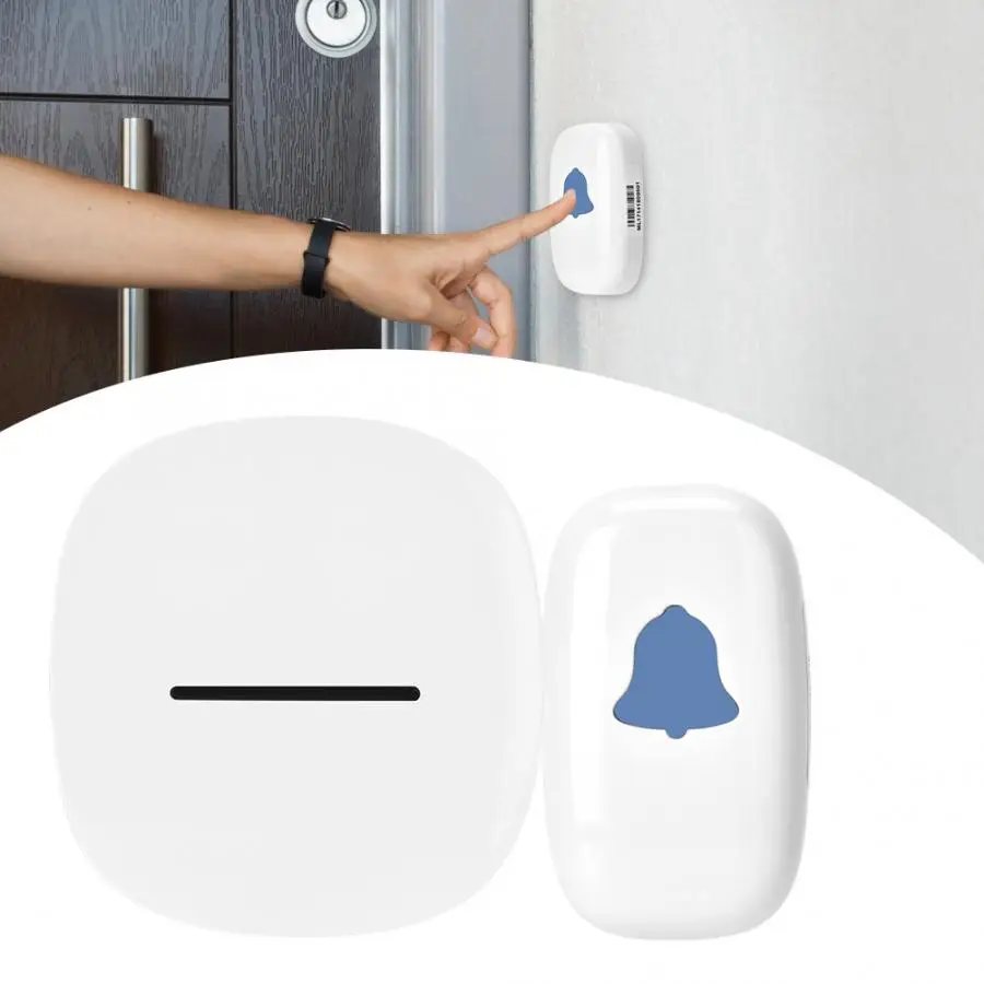 Беспроводной умный дверной звонок домашний передатчик для безопасности 52